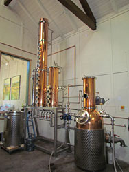 German-made, copper still