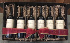 6 Bottle Black Gift Box